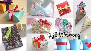 10 Fantastic Gift Wrap Ideas  Paper Crafts  Compilation [upl. by Ecnedurp]