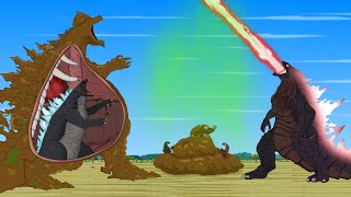 30 minute FUNNY of GODZILLA amp KONG Who Is The King Of MonsterVerse  FUNNY  Godzilla Cartoons [upl. by Anaili401]