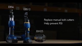 How to Use Klauke Bolt Cutters EBS6 amp EBS12 [upl. by Nahtonoj213]