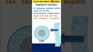 Hypotonic solution  045 Sodium Chloride 045 NaCl [upl. by Onaimad]