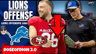 Zach Ertz Will NOT Play Lions Offensive STRATEGY Key Players Lions Latest [upl. by Ahsitam]