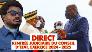 DIRECT  LA RENTRÉE JUDICIAIRE DU CONSEIL D’ÉTAT EXERCICE 2024  2025 [upl. by Henriette]