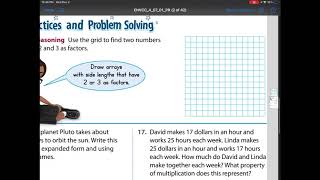 Envision Math Topic 4 Multiplying Decimals Review answers part 1 [upl. by Aihtekal427]