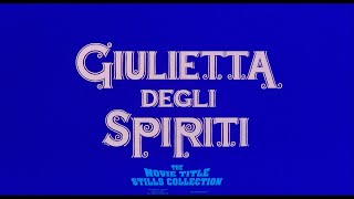 Juliet of the Spirits 1965 title sequence [upl. by Osber]