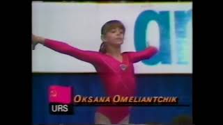 🥇 Oksana Omelianchik URS VT AA 9900 1985 World Championships [upl. by Yrtneg]