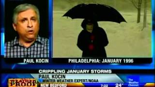 Winter Weather Expert Paul Kocin Appears on The Weather Channel 11411 [upl. by Aramat]