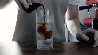 How to Make Iced Americano  Coffee Basics  ASMR [upl. by Queri532]