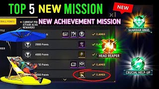 TOP 5  NEW ACHIEVEMENT MISSION COMPLETE KAISE KARIEN  OB46 UPDATE FREE FIRE  UPCOMING EVENT [upl. by Otilia]