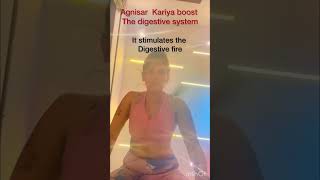 Agnisar kriya for better digestion yogawithbhavana agnisarkriya bellyfat [upl. by Guenzi459]