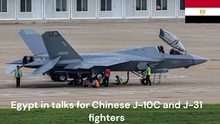 Egypt in talks for Chinese J 10C and J 31 fighters [upl. by Htez]