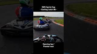 Opening lap of the SWS sprint final at Karting Loisir 86 in Usseau last weekend karting [upl. by Kaazi304]