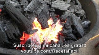 COMO PRENDER CARBON  RECETA FACIL [upl. by Artined]