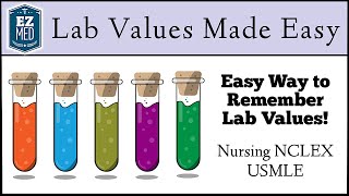 EASY TRICKS to Remember Lab Values Nursing NCLEX USMLE [upl. by Koch]