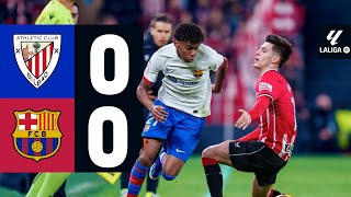 ATHLETIC CLUB 0 vs 0 FC BARCELONA  LALIGA 202324 MD27 [upl. by Ethe]