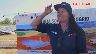 GoodWe Australia Solar Installation Marlinja Indigenous Community Energy Storage Microgrid [upl. by Bouldon]