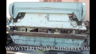 240 TON X 16 USED STEELWELD MECHANICAL PRESS BRAKE MDL H3 1212 M 4273 [upl. by Anatol]