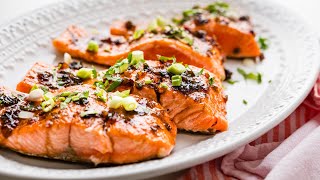 Bourbon Glazed Salmon [upl. by Ertnom]