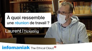 À quoi ressemble une réunion de travail chez Infomaniak [upl. by Ahmed56]