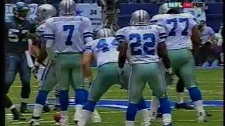 Emmitt Smith becomes the All time leading rusher Vs Seattle 2002 [upl. by Gunner]