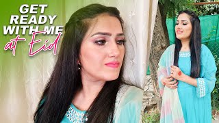 Get Ready With me At Eid  Getting ready with me  MAKEUP Natasha waqas [upl. by Enihpad]