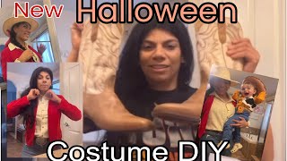 Last MINUTE Costume DIY Halloween vlog 🎃 [upl. by Ennaehr920]