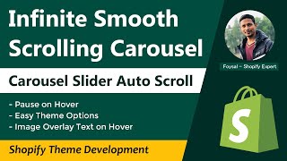 Infinite Smooth Scrolling Carousel in Shopify ✅ Carousel Slider Auto Scroll in Shopify [upl. by Helbon555]