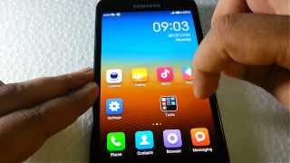 Quick ReviewMIUI 50 Custom ROM on Samsung Galaxy Note GTN7000 [upl. by Enilraep]