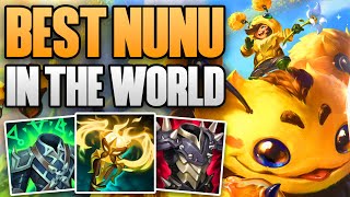 NEW NUNU BUILD TURNS HIM INTO A 1v9 MACHINE  Nunu amp Willump Guide Season 13 League of Legends [upl. by Lorrimor204]