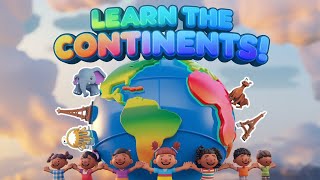 Learn the Continents  Fun Geography Song for Kids [upl. by Haya240]