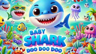 Baby Shark Dance Doo Doo doooo  Baby Shark Song lyrics for kids [upl. by Yalc]