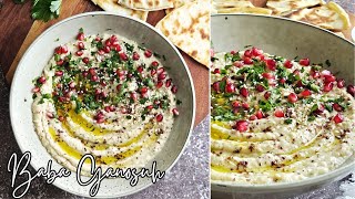 Authentic Baba Ganoush  Smoked Eggplant Dip [upl. by Nnylorac]