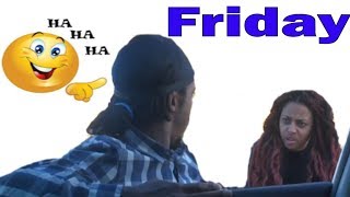 FRIDAY HOOCHIE MAMA CAR SCENE ICE CUBE AND JAI PARKER  TNTReenactshow [upl. by Aibara900]