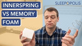 Innerspring vs Memory Foam Mattresses  Which Is Better For You [upl. by Gnohc]