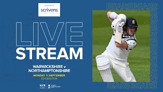 🔴 LIVE  Warwickshire v Northamptonshire  County Championship  Day Two [upl. by Nuriel541]