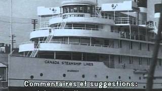 Les bateaux blancs de la Canada Steamship Lines [upl. by Kevin]