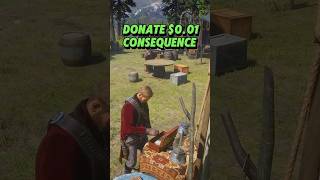 the smallest donation in red dead redemption 2 rdr2 gaming [upl. by Touber]