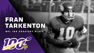 Fran Tarkenton Eludes Several 49ers Defenders Completes Long Pass For TD  NFL 100 Greatest Plays [upl. by Ladew789]