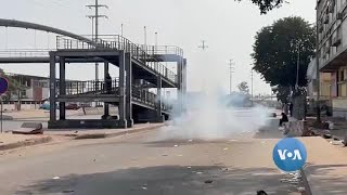 Manifestação violenta em Luanda [upl. by Ailehpo]