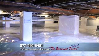 Get Rid of Crawl Space Mold and Moisture  Crawl Space Encapsulation in Lexington KY [upl. by Naquin855]