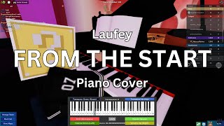 From the start  Laufey ON ROBLOX PIANO SHEETS [upl. by Icam]