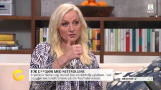 God Morgen Norge  Nettmobbing med Daniel Simen [upl. by Buskus]