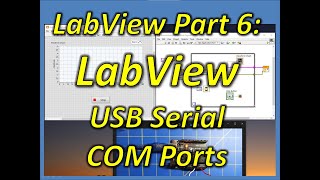 Labview Part 6 USB Serial COM Ports [upl. by Wessling]