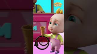 Ice Cream Song  Happy Tots shorts icecream happytots nurseryrhymes [upl. by Ahsercal]