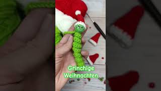 💚Der Grinch als Sorgenwürmchen Grinch Weihnachten Sorgenwürmchen handmade häkeln XmasVibes Diy [upl. by Aicyle]