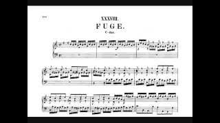 J S Bach Fugue in C Major BWV 953 from quotFour Little Fuguesquot [upl. by Nilahs]