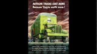 William H Campbell Autocar Truck Ads 1943 1948 [upl. by Nwahsauq]