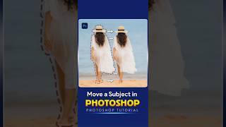 Adobe Photoshop Tutorial 2024  How To move a Subject in photoshop 2024 [upl. by Aerdnna340]