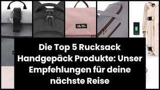 RUCKSACK HANDGEPÄCK [upl. by Etteyafal308]