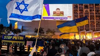 Ukraine war Zelenskyy calls for help from Israel and compares Russian acts to Holocaust [upl. by Anekam]