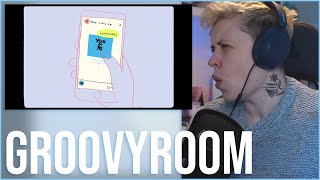 GROOVYROOM  YES OR NO ft HUH YUNJIN LE SSERAFIM amp CRUSH OFFICIAL LYRIC VIDEO  REACTION [upl. by Peters657]